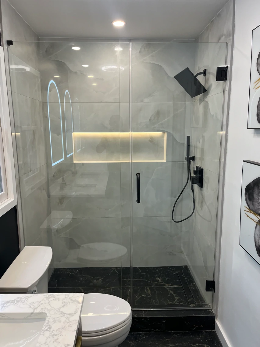 luxury bathroom after renovation